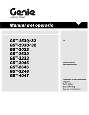 Terex Genie GS-1932 Manual Del Operario