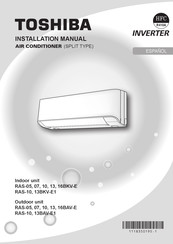 Toshiba RAS-10BKV-E1 Manual De Instalación