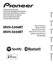 Pioneer MVH-S300BT Manual De Instrucciones