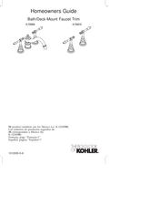 Kohler IV Georges Brass K-T6906-4-BN Guia Del Usuario