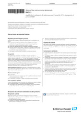 Endress+Hauser RNO22 Manual De Instrucciones Abreviado