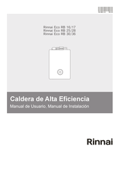 Rinnai Eco RB 30 Manual De Usuario