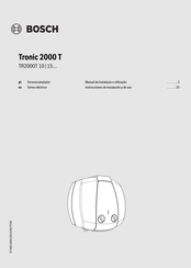 Bosch TR2000T 10 Instrucciones De Instalacion Y De Uso