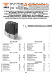 Cardin Elettronica 100/SLX324 Instrucciones Para La Instalación