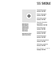 SSS Siedle CM 613-02 Informacion De Producto