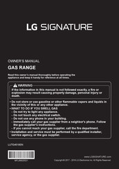 LG SIGNAATURE LUTG4519SN Manual Del Propietário