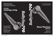 BaByliss PRO Nano Titanium MiraCurl Manual De Instrucciones