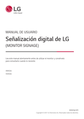 LG 55XS4J Manual De Usuario