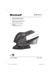 EINHELL TE-OS 18/1 Li Manual De Instrucciones Original