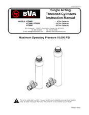 BVA Hydraulics HT0405 Manual De Instrucciones