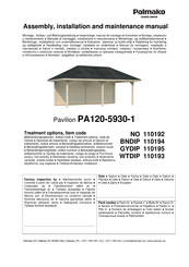 Lemeks 110192 Instrucciones De Montaje, Instalación Y Mantenimiento