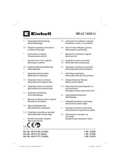EINHELL GE-LC 18/25 Li Manual De Instrucciones