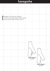 Hansgrohe Starck Organic 12172001 Instrucciones De Montaje / Manejo / Garantía