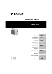 Daikin RXF60D5V1B Manual De Instalación