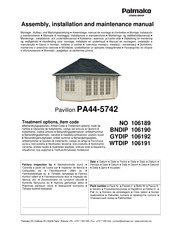 Lemeks 106189 Instrucciones De Montaje, Instalación Y Mantenimiento