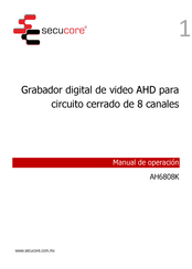 Secucore AH6808K Manual De Operación