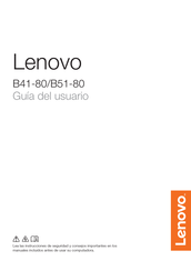 Lenovo B51-80 Guia Del Usuario