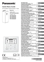 Panasonic WH-UD07JE5 Serie Guía De Menús