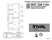 Inval GM 1140 Manual De Ensamble Y Garantia