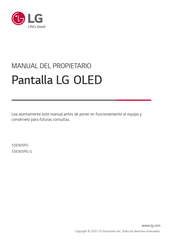 LG 55EW5PG Manual Del Propietário