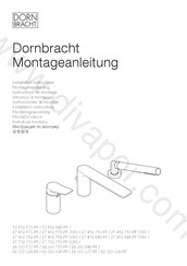 Dornbracht 52 000 037-FF Instrucciones De Montaje