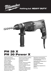 Milwaukee PH 30 Power X Manual De Instrucciones