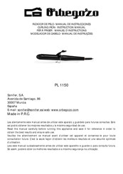 Orbegozo PL 1150 Manual De Instrucciones