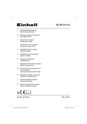 EINHELL GC-DP 5010 G Manual De Instrucciones Original