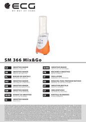 ECG SM 366 Mix&Go Manual De Instrucciones