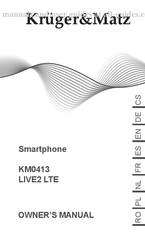 Krüger & Matz LIVE2 LTE KM0413 Manual Del Usuario
