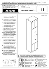 Profijt Meubel Jakarta 3146AD Instrucciones De Montaje