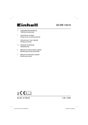 EINHELL GC-DW 1300 N Manual De Instrucciones