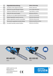 Gude KS 355 EC Traducción Del Manual Original