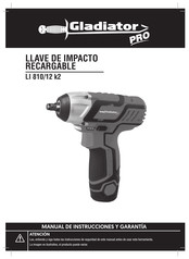 Gladiator PRO LI 810/12 k2 Manual De Instrucciones