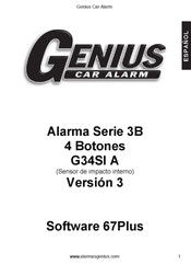 Genius Car Alarm 3B Serie Manual Del Usuario