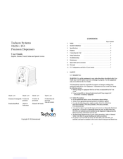 OK International Techcom SYSTEMS TS250 Guia Del Usuario