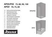 RAVAK APSS 75 Instrucciones De Montaje