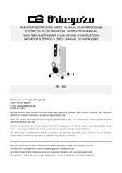 Orbegozo RH 1500 Manual De Instrucciones