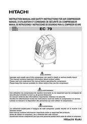 Hitachi Koki EC 79 Manual De Instrucciones Y Instrucciones De Seguridad