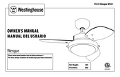 Westinghouse ETL-ES-Wengue-WH20 Manual Del Usuario