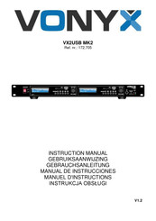 Vonyx 172.705 Manual De Instrucciones