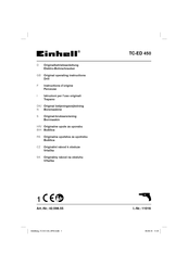 EINHELL TC-ED 450 Manual De Instrucciones Originales