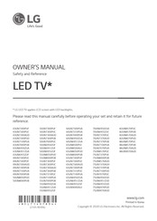 LG 65UN8000PUB.AWM Manual Del Usuario