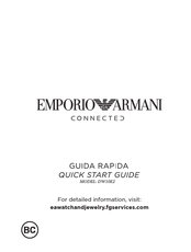 Emporio Armani DW10E2 Guia De Inicio Rapido