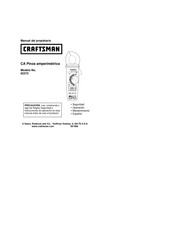 Craftsman 82372 Manual Del Propietário