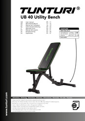 Tunturi UB40 Utility Bench Manual Del Usuario