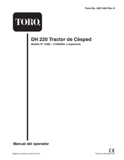 Toro 74592 Manual Del Operador