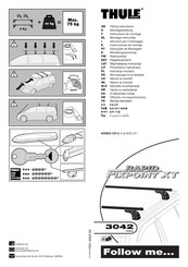 Thule Rapid Fixpoint XT 3042 Instrucciones De Montaje