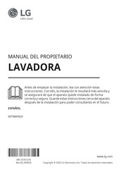 LG WT9WPB2V Manual Del Propietário