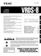 Teac VRDS-8 Manual Del Propietário